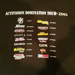 Activision x gamestop t-shirt (2005)